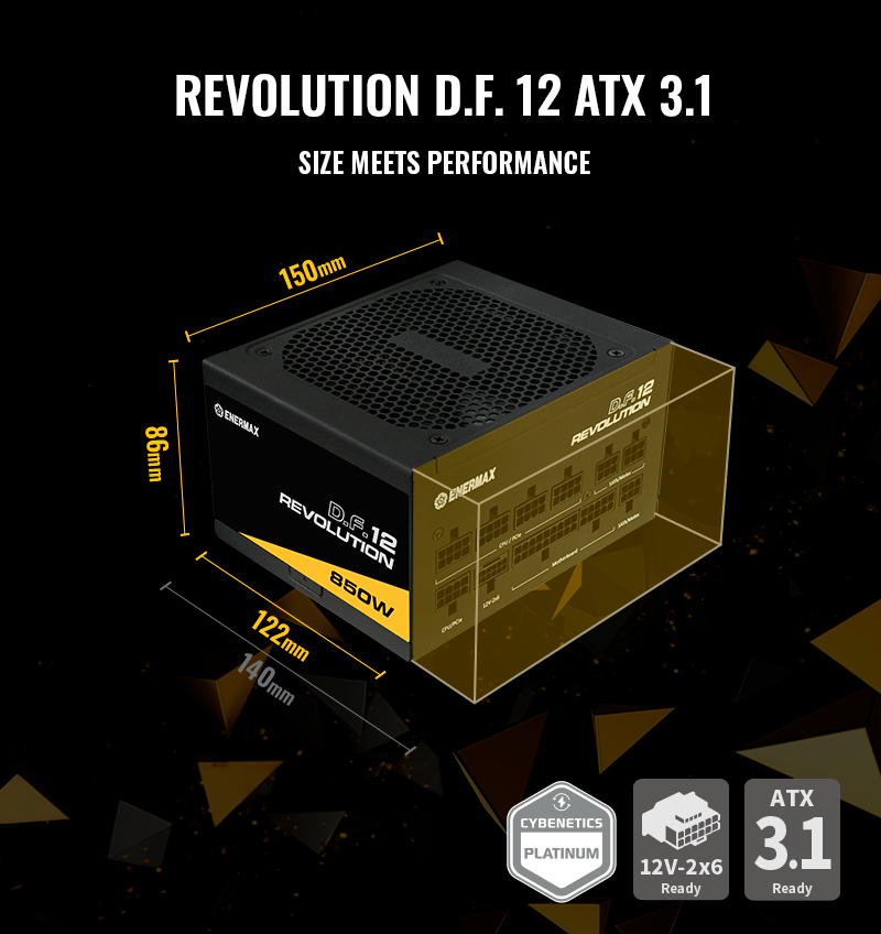 REVOLUTION D.F.12 Power Supplies, ATX 3.1